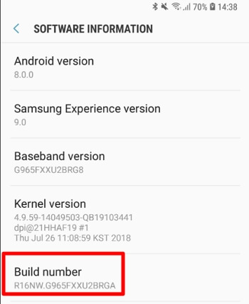 Build Number