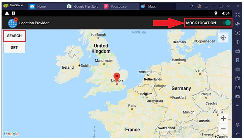 Access the Location Provider
