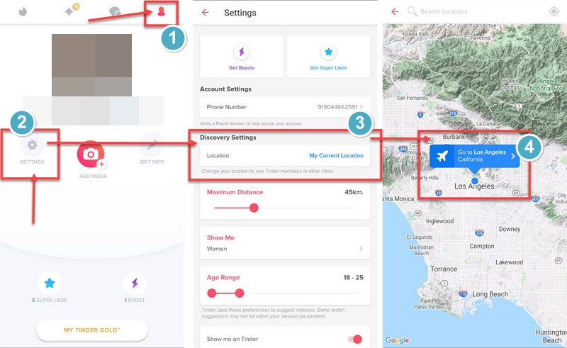 Change Tinder Location with Tinder Passport 