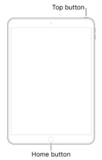 force restart iPads with the Home button 