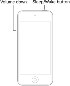 force restart ipod touch 7