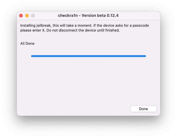 jailbreak is finished