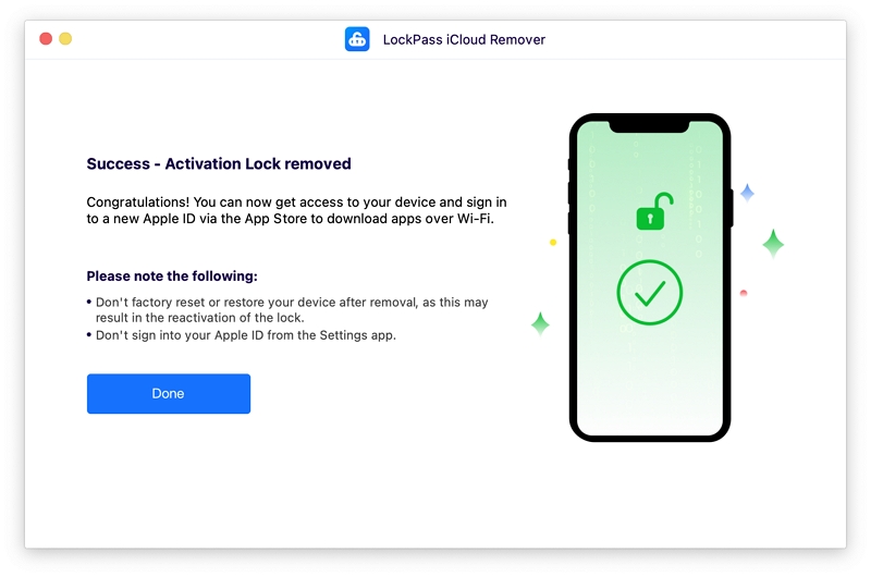 begin removing the Activation Lock on your device